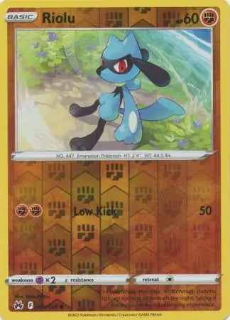 Crown Zenith Riolu #71/159 reverse holo
